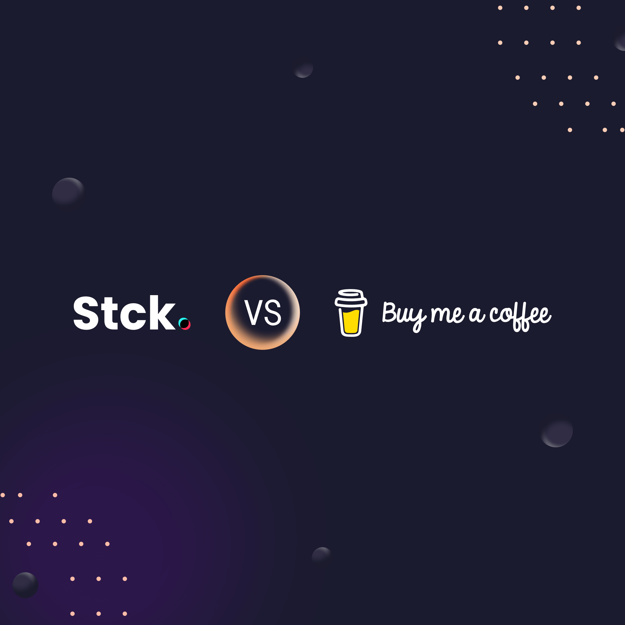 Stck vs Buy Me a Coffee